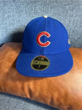 Chicago Cubs 2016 World Series Patch Fitted New Era Baseball Hat Size 7